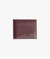 Larusmiani Horizontal Card Holder St.moritz Wallet In Darkred
