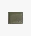 Larusmiani Horizontal Card Holder St.moritz Wallet In Olive
