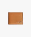 Larusmiani Horizontal Card Holder St.moritz Wallet In Sienna