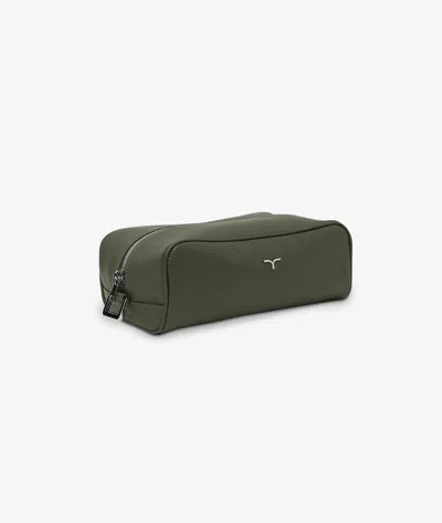 Larusmiani Wash Bag Zarevic Luggage In Olive