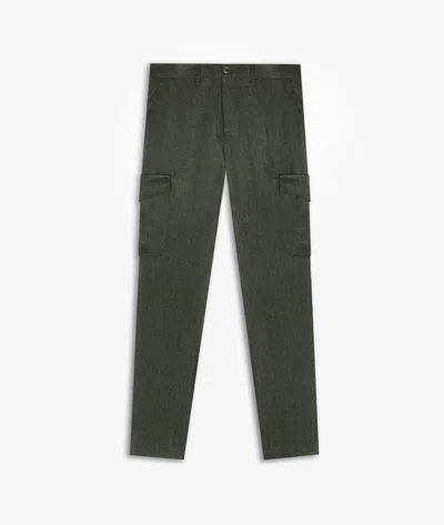 LARUSMIANI WOOL CARGO TROUSERS VERBIER PANTS
