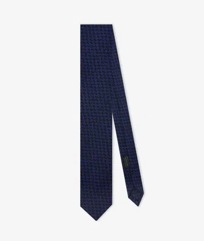 Larusmiani Wool Tie Porta Nuova Tie In Blue