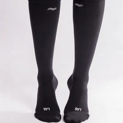 Las Loungewear Com-pressi-on Me Socks In Black