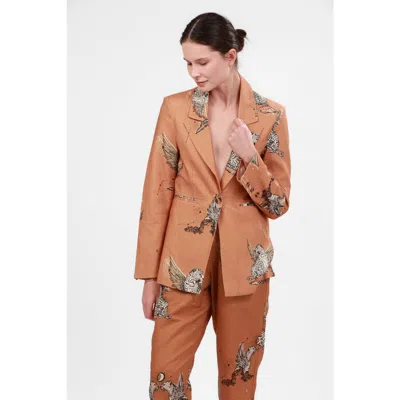 Las Surenas Blazer Astrology In Brown