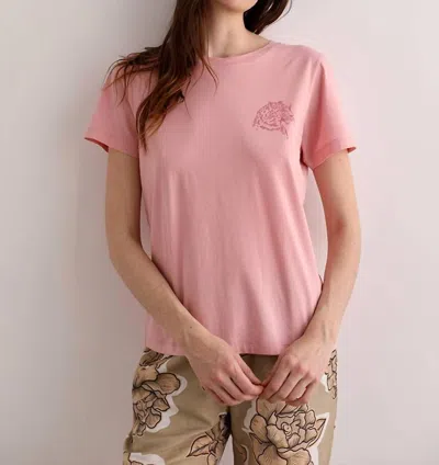 Las Surenas Cheetah T-shirt In Pink