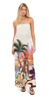 Las Surenas Ipanema Long Dress White In White