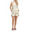 Las Surenas Ipanema Shorts In Beige In Neutral