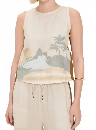 LAS SURENAS IPANEMA TANK TOP IN BEIGE