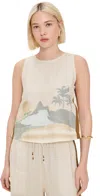 Las Surenas Ipanema Top Beige In Beige