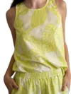 Las Surenas Jungle Tank Top In Yellow In Yellow