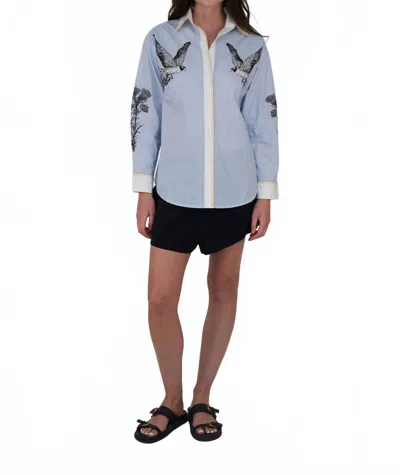 Las Surenas Mystic Desert Shirt In Light Blue