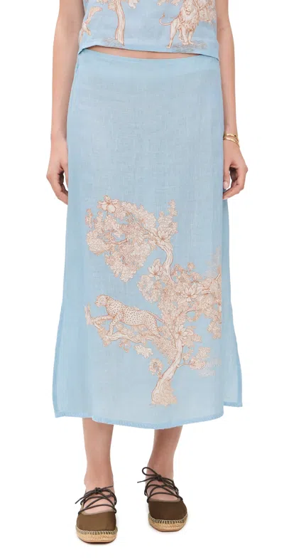 Las Surenas Savannah Skirt Light Blue