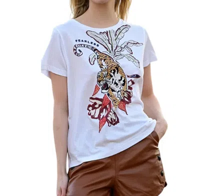 Las Surenas Tiger T-shirt In White