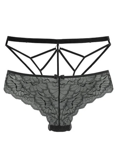 Lascana 2 Pk Open Thongs In Gray