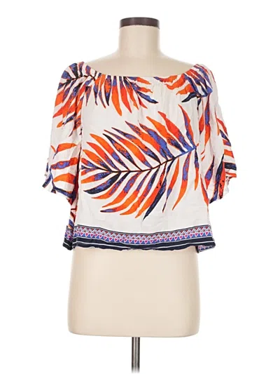 Pre-owned Lascana 3/4 Sleeve Blouse In Orange