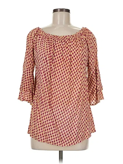 Pre-owned Lascana 3/4 Sleeve Blouse In Red