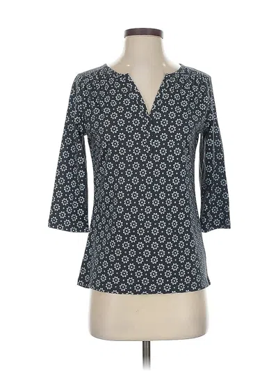 Pre-owned Lascana 3/4 Sleeve T-shirt In Blue