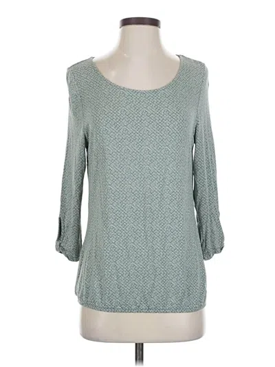 Pre-owned Lascana 3/4 Sleeve T-shirt In Blue