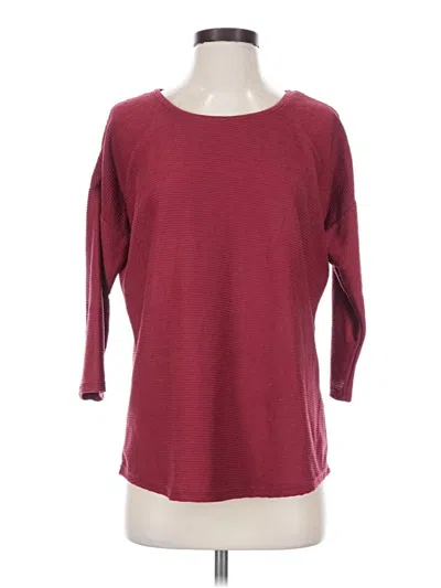 Pre-owned Lascana 3/4 Sleeve T-shirt In Red