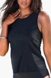 Lascana Basic Tankini Top In Black