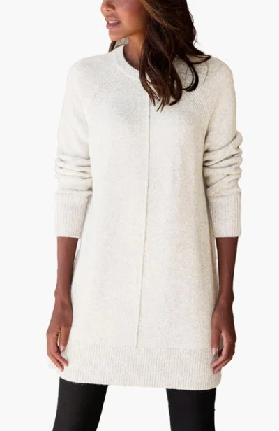 Lascana Basic Tunic Sweater In Ivory