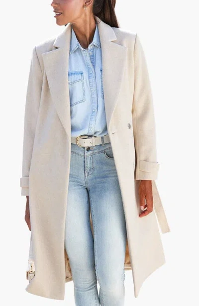 Lascana Belted Wrap Coat In Neutral