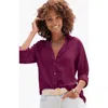Lascana Button Down Blouse In Red