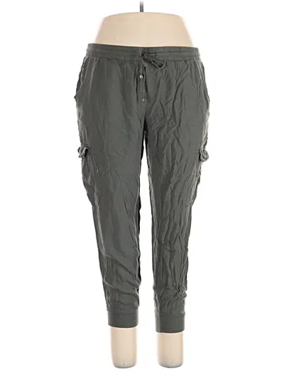 Pre-owned Lascana Cargo Pants In Green