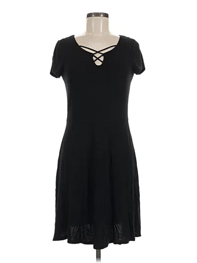 Pre-owned Lascana Casual Dress In Black