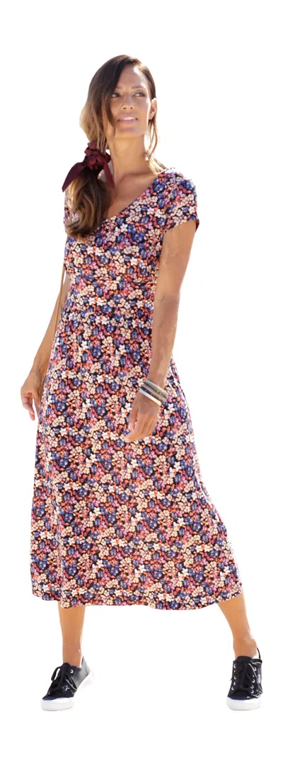 Lascana Casual Floral Print Dress In Multi
