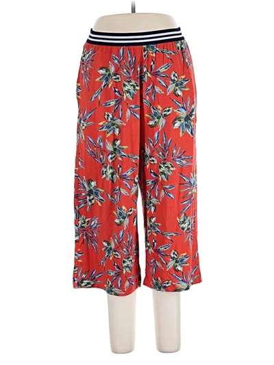 Pre-owned Lascana Casual Pants In Red