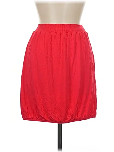Pre-owned Lascana Casual Skirt In Red