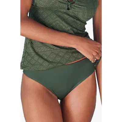 Lascana Classic Bikini Bottom In Green