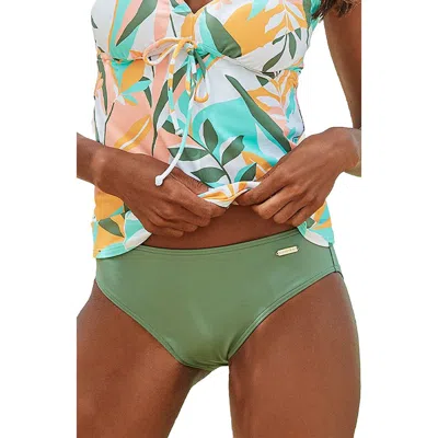 Lascana Classic Bikini Bottom In Green