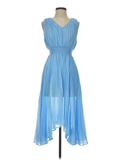 Pre-owned Lascana Cocktail Dress In Blue