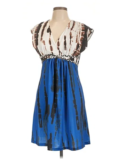 Pre-owned Lascana Cocktail Dress In Blue