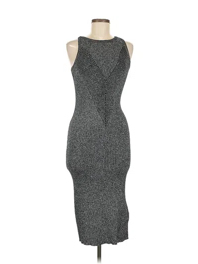 Pre-owned Lascana Cocktail Dress In Gray