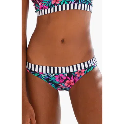 Lascana Contrast Classic Bikini Bottom In Multi