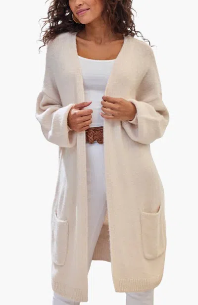 Lascana Cozy Duster Cardigan In Neutral