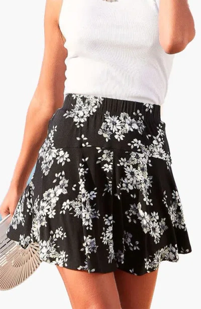 Lascana Flared Skort In Black
