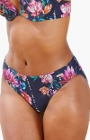 Lascana Floral Classic Bikini Bottom In Multi
