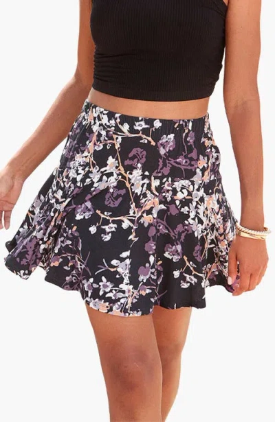 Lascana Floral Print Skort In Multi