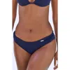 Lascana Fold Over Classic Bikini Bottom In Blue