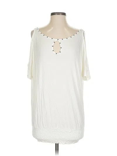 Pre-owned Lascana For Venus 3/4 Sleeve Blouse In White