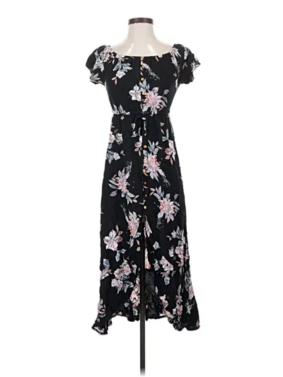 Pre-owned Lascana For Venus Casual Dress In Black