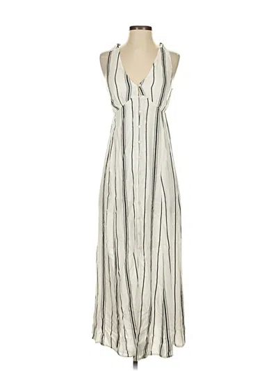 Pre-owned Lascana For Venus Casual Dress In White