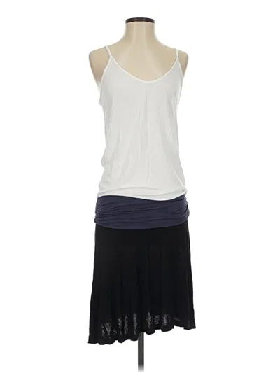 Pre-owned Lascana For Venus Casual Dress In White
