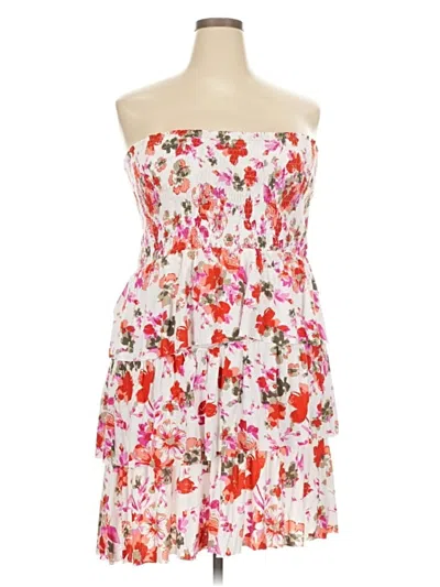 Pre-owned Lascana For Venus Casual Skirt In White