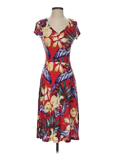 Pre-owned Lascana For Venus Cocktail Dress In Red