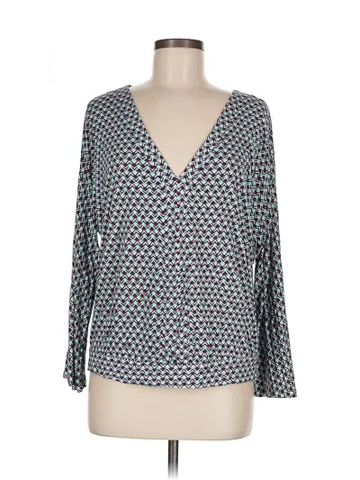 Pre-owned Lascana For Venus Long Sleeve Blouse In Gray